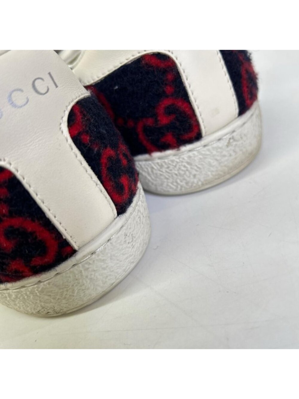Gucci GG Wool Low Cut Sneakers 6.5 - Picture 10 of 10